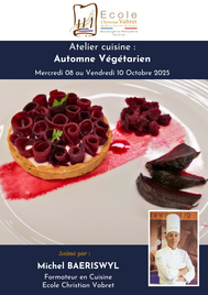 Atelier cuisine : Automne Végétarien<br><strong><or>Du mercredi 8 au vendredi 10 octobre 2025</strong></or>