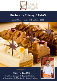 Collection buches 2025<br>by Thierry BAMAS<br><strong><or>Du lundi 13 au mercredi 15 Octobre 2025</strong></or>